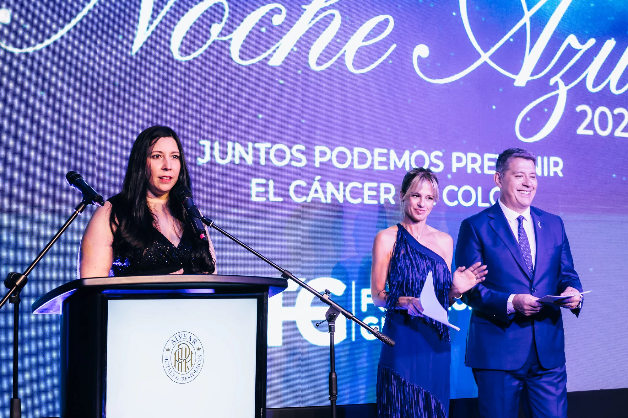 Palabras durante la gala
